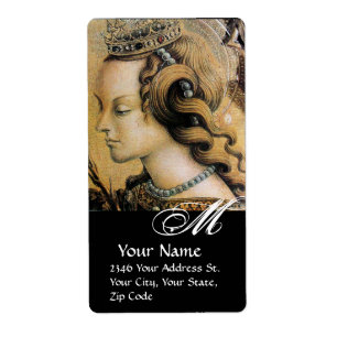 NATUURLIJKE BEAUTY & JEWELRY MONOGRAM zwarte parel Etiket