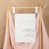 Natuurlijke begroting modern minimaal elegant zwar poster