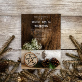 Natuurlijke Berkenboom Log Pine Cones Winter Solst Kaart