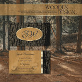 Natuurlijke bijtende goudgrens met boomschors met  visitekaartje