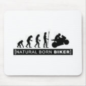 Natuurlijke biker muismat (Voorkant)