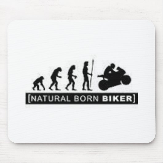 Natuurlijke biker muismat (Voorkant)