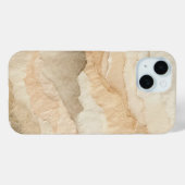 Natuurlijke biologische gestructureerde gescheurde Case-Mate iPhone case (Achterkant (horizontaal))