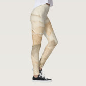 Natuurlijke biologische gestructureerde gescheurde leggings (Rechts)