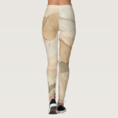 Natuurlijke biologische gestructureerde gescheurde leggings (Achterkant)