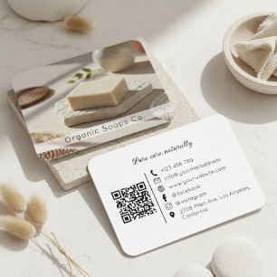 Natuurlijke Biologische Zeep QR Code Visitekaartje