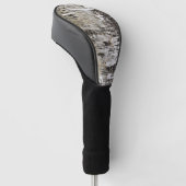 Natuurlijke Birch Bark Golfheadcover (Schuin)