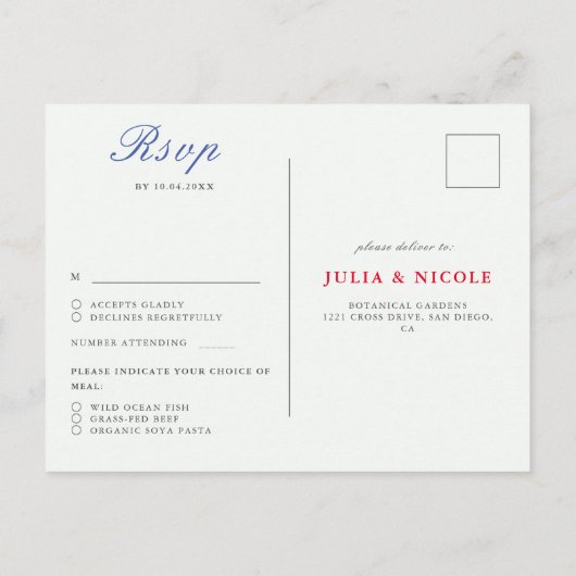 Natuurlijke Blauw Geel Waterverf Zonnebloemen Brui Briefkaart (Achterkant)