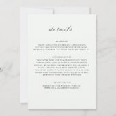 Natuurlijke Blauw Geel Waterverf Zonnebloemen Brui Kaart (Achterkant)