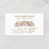 Natuurlijke Bloem Zeep Visitekaartje (Achterkant)