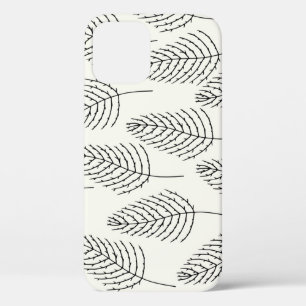 Natuurlijke Bloemen: Abstracte witte Vintage Case-Mate iPhone Case