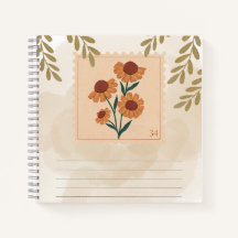 Natuurlijke bloemen Stamp lovers Chic design