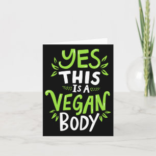 Natuurlijke bodybuilding vegan fitness kaart