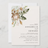 Natuurlijke boheemse botanische moderne elegante b (Voorkant)