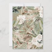 Natuurlijke bohemiene botanische moderne elegante  (Achterkant)