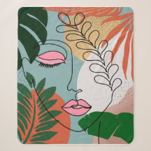 Natuurlijke Boho tropische illustratie
