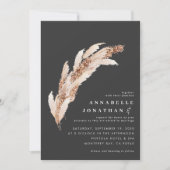 Natuurlijke boho zwarte pampas (Voorkant)