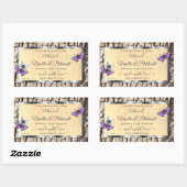 Natuurlijke boomschors met etiketten van houtkorre (Vel)