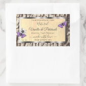 Natuurlijke boomschors met etiketten van houtkorre (Tas)