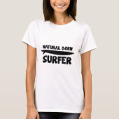 Natuurlijke born Surfer T-shirt (Voorkant)