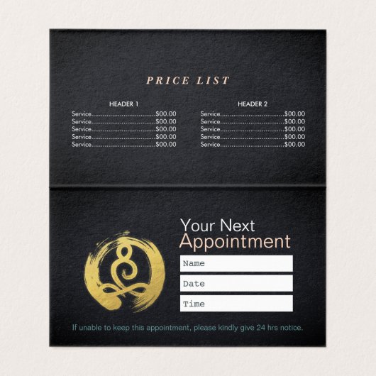 Natuurlijke Bosbeienmedailles Reiki Hoofdcitaten Visitekaartje (Binnenkant ongevouwen)