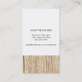 Natuurlijke bosbruine bosboomgaard visitekaartje (Achterkant)