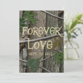 Natuurlijke Bossen boomschors en bladeren Kaart (Staand voorkant)