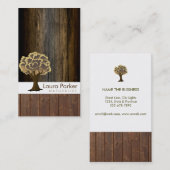 Natuurlijke bosweidebosbouw Zorgen Landschap Laden Visitekaartje (Voorkant / Achterkant)