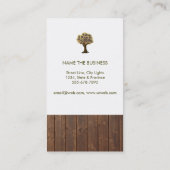 Natuurlijke bosweidebosbouw Zorgen Landschap Laden Visitekaartje (Achterkant)