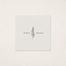 Natuurlijke Botanic Leaf Modern Business Profile C