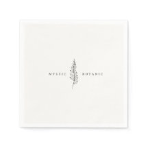 Natuurlijke botanische bladservetten