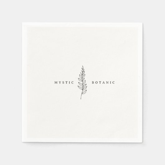 Natuurlijke botanische bladservetten servet (Voorkant)