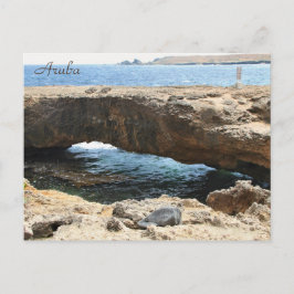 Natuurlijke Brug Aruba, Fotografie, Ansichtkaart Briefkaart