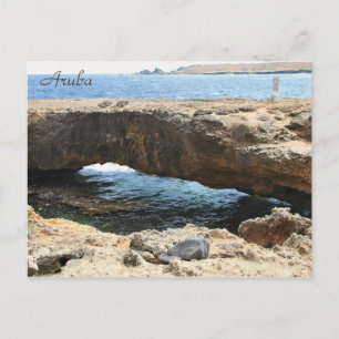 Natuurlijke Brug Aruba, Fotografie, Briefkaart