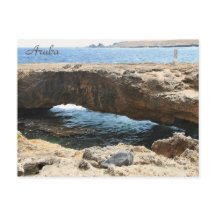 Natuurlijke Brug Aruba, Fotografie, Briefkaart