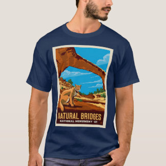 Natuurlijke bruggen Nationaal Monument UTah T-shirt