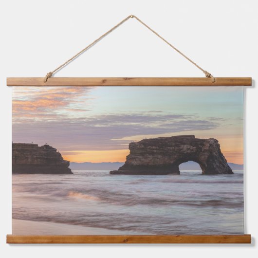 Natuurlijke bruggen Santa Cruz California Coastal Hangend Wandkleed (Voorkant)