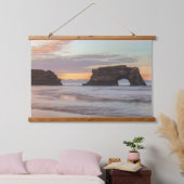 Natuurlijke bruggen Santa Cruz California Coastal Hangend Wandkleed (Slaapkamer)