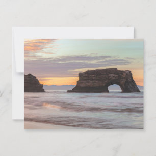 Natuurlijke Bruggen Santa Cruz California Kustlijn Briefkaart