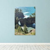 Natuurlijke bruggen - Zuid-Oregon Kust Canvas Afdruk (Insitu (Houten vloer))