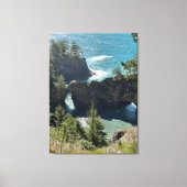 Natuurlijke bruggen - Zuid-Oregon Kust Canvas Afdruk (Voorkant)