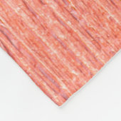 Natuurlijke bruine houttextuur en naadloze achterg fleece deken (Hoek)