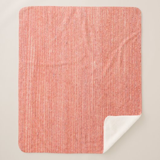 Natuurlijke bruine houttextuur en naadloze achterg sherpa deken (Voorkant)