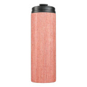 Natuurlijke bruine houttextuur en naadloze achterg thermosbeker (Voorkant)