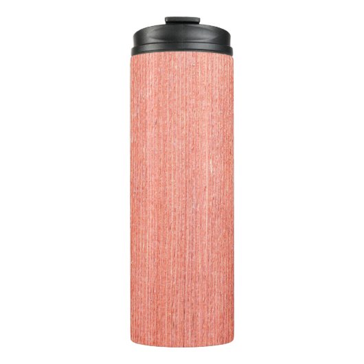 Natuurlijke bruine houttextuur en naadloze achterg thermosbeker (Voorkant)