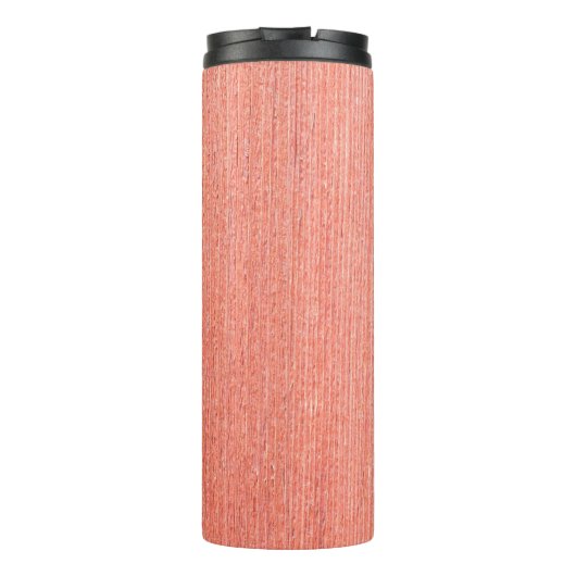 Natuurlijke bruine houttextuur en naadloze achterg thermosbeker (Achterkant)
