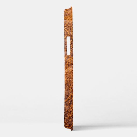 Natuurlijke bruine ledertextuur, leder, ski Case-Mate iPhone case (Achterkant / Rechts)