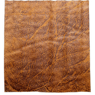 Natuurlijke bruine ledertextuur, leder, ski douchegordijn