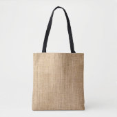 natuurlijke burlap tote bag (Voorkant)