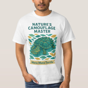 Natuurlijke Camouflage Meester – Mata Mata Schildp T-shirt